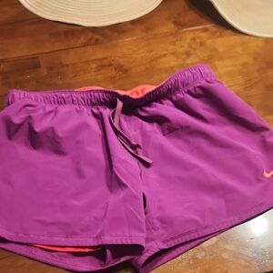 Nike Women's Magenta Athletic Shorts